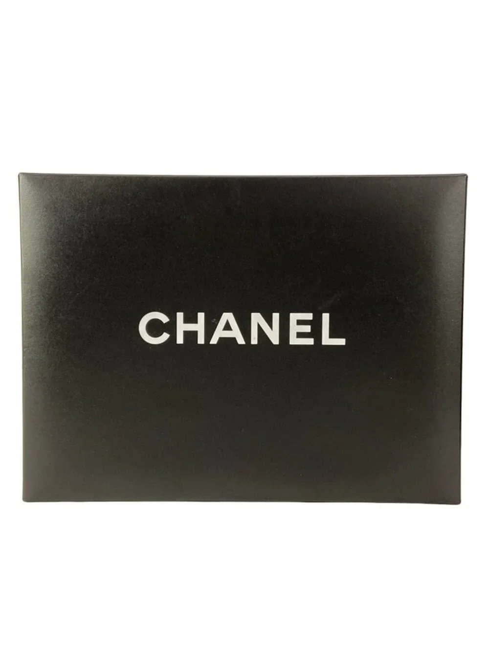 Chanel Shoulder Bag Half Moon Black CC Logo Chain Silver